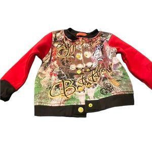 Apple Bottoms Girls Sweater Animal Print Multicolor Size 24m